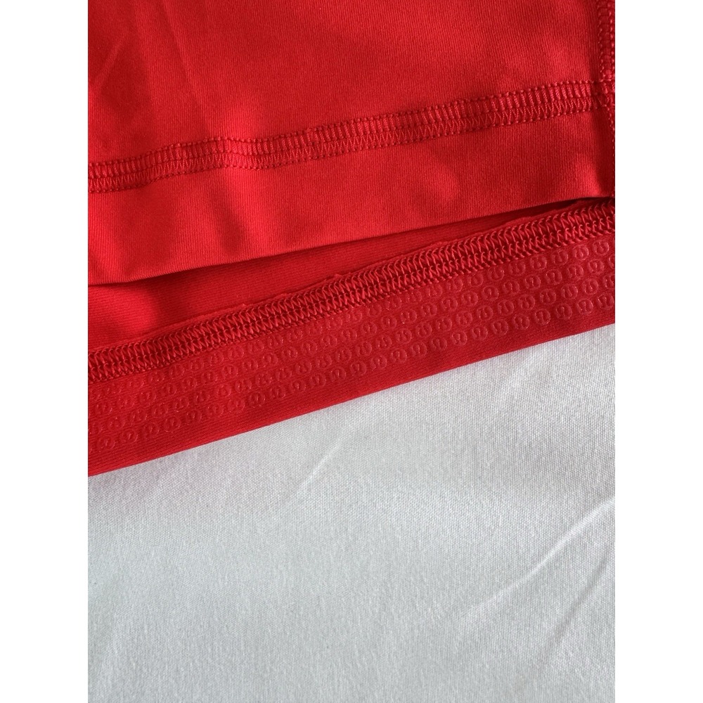 New Lululemon Textured Mesh High-Rise Tennis Skirt Red Size XL Skort Golf Rare - Picture 8 of 11